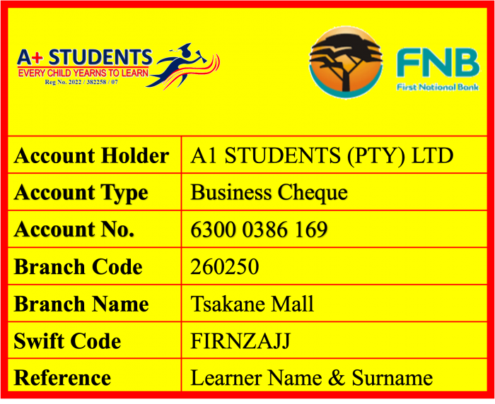 Use Learner Name and Surname as REFERENCE